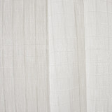 Square One White by Carole Designer Fabric Sheer Luxury 66% Cotton, 34% Polyester INDIA 1 1/4" V, 1 3/8" H 116" - Swanky Fabrics -
