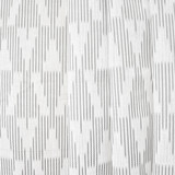 Stand Here Gray by Carole Designer Fabric Sheer Luxury 100% Polyester TURKEY 11 3/8" V, 7 7/8" H 118" - Swanky Fabrics -