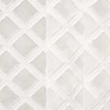 Stay True White by Carole Designer Fabric Sheer Luxury 89% Polyester, 11% Cotton INDIA 3 1/2" V, 3 3/8" H 122" - Swanky Fabrics -