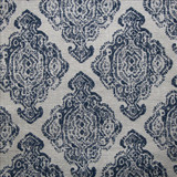 Waseca Indigo  by Kasmir Designer Fabric 1477 85% Polyester 12% Rayon 3% Linen  CHINA  </p><p>Repeat: Horizontal: 14 inches and Vertical: 16 2/8 inches 56  - Swanky Fabrics -