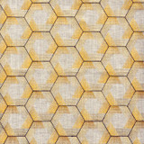 Vedic 608 Gold by Maxwell Designer Fabric COLOR THEORY-VOL.VI EDEN 82% POLYESTER/18% COTTON INDIA  V-3.25"H-5.25" 54"  - Swanky Fabrics -