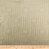 Embellished Square Cream by Europatex Designer Fabric Embellished 100% Polyester 14.2" H, 12.4" V 118.00 inches - Swanky Fabrics -