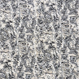 Le Krisel Black by Europatex Designer Fabric Le Krisel 100% Polyester 15.00" H, 7.00" V 118.00 inches - Swanky Fabrics -