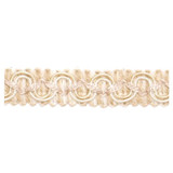 04007 Neutral by Europatex Designer Fabric Portofino 50% Viscose, 50% Cotton 0.63 inches - Swanky Fabrics -