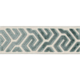 Agos Teal by Europatex Designer Fabric Agos 100% Polyester 3.50 inches - Swanky Fabrics -