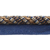 Blossom Ink by Europatex Designer Fabric Bouquet 100% Polyester 0.63 inches - Swanky Fabrics -