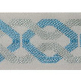 Colosseum Blue Mix by Europatex Designer Fabric Tapes Galore 100% Polyester 3.5" 2.00 inches - Swanky Fabrics -