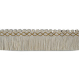 Columbus Cream by Europatex Designer Fabric Avenue 50% Viscose, 50% Cotton 2.50 inches - Swanky Fabrics -