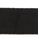Dainty Black by Europatex Designer Fabric 100% Polyester 1.50 inches - Swanky Fabrics -
