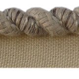 Eccentric Mink by Europatex Designer Fabric Yarn Palette 50% Viscose, 50% Cotton 0.75 inches - Swanky Fabrics -