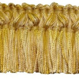 Elliant Gold Dust by Europatex Designer Fabric Le Petite 100% Polyester 1.75 inches - Swanky Fabrics -