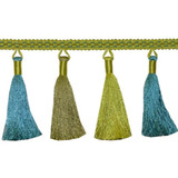 Eric Lime by Europatex Designer Fabric Sirenia 50% Viscose, 50% Cotton 4.50 inches - Swanky Fabrics -