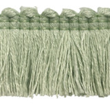 Legacy Brushed Fringe Spa by Europatex Designer Fabric Legacy 97% Linen, 3% Polyester 1.20 inches - Swanky Fabrics -