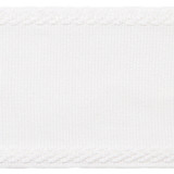 Libeco White by Europatex Designer Fabric Designers Choice 100% Fibranne 2.25 inches - Swanky Fabrics -