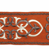 Mainz Rustic by Europatex Designer Fabric Tapes Galore 100% Polyester 8.63" 3.00 inches - Swanky Fabrics -