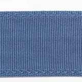 Majestic Blue Jean by Europatex Designer Fabric Dainty & Majestic 100% Polyester 2.38 inches - Swanky Fabrics -