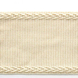 Majestic Mayonnaise by Europatex Designer Fabric Dainty & Majestic 100% Polyester 2.38 inches - Swanky Fabrics -
