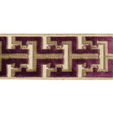Oslo Currant by Europatex Designer Fabric Oslo 58% Rayon, 31% Polyester, 11% Linen 3.50 inches - Swanky Fabrics -
