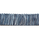 Pergola Brushed Fringe Marine by Europatex Designer Fabric Pergola 100% Solution Dyed Acrylic 1.50 inches - Swanky Fabrics -