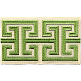 Seville Kiwi by Europatex Designer Fabric Granada & Seville 53.5% Rayon, 46% Fibranne, 0.5% Polyester 3.90 inches - Swanky Fabrics -
