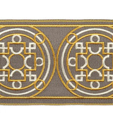 Sion Dusk by Europatex Designer Fabric Tapes Galore 100% Polyester 3.625" 3.55 inches - Swanky Fabrics -