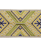 Vaduz Lime by Europatex Designer Fabric Tapes Galore 100% Polyester 6.25" 3.50 inches - Swanky Fabrics - Vaduz Lime by Europatex Designer Fabric Tapes Galore 100% Polyester 6.25" 3.50 inches - Swanky Fabrics -