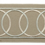 Vercelli Jute by Europatex Designer Fabric Tapes Galore 100% Polyester 3.15 inches - Swanky Fabrics -