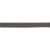 Versailles 1/8" Piping Woven Lip Cord Graphite by Europatex Designer Fabric Versailles 64% Rayon, 36% Cotton 0.13 inches - Swanky Fabrics -