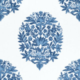 Ridgefield Blue F914322 by Thibaut Fabric Thibaut Fabric Ridgefield Blue F914322Fabric Canopy Fabric Book 56% Linen, 44% Cotton INDIA </p><p>Repeat: V: 32 54 - Fabric Carolina -