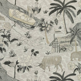 Tiger Reserve Grey F910232 by Thibaut Fabric Thibaut Fabric Tiger Reserve Grey F910232Fabric Colony Fabric Book 52% Cotton, 48% Linen ITALY </p><p>Repeat: V: 25 54 - Fabric Carolina - Tiger Reserve Grey F910232 by Thibaut Fabric Thibaut Fabric Tiger Reserve Grey F910232Fabric Colony Fabric Book 52% Cotton, 48% Linen ITALY </p><p>Repeat: V: 25 54 - Fabric Carolina -
