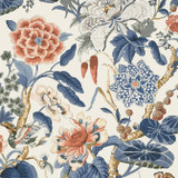 Hill Garden Brick and Navy T13655 by Thibaut Wallpaper Thibaut Wallpaper Hill Garden Brick and Navy T13655Wallpaper Grand Palace Non Woven Wallpaper UNITED STATES </p><p>Repeat: V: 36 27 - Fabric Carolina - Hill Garden Brick and Navy T13655 by Thibaut Wallpaper Thibaut Wallpaper Hill Garden Brick and Navy T13655Wallpaper Grand Palace Non Woven Wallpaper UNITED STATES </p><p>Repeat: V: 36 27 - Fabric Carolina -