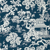 Japanese Garden Navy T13307 by Thibaut Wallpaper Thibaut Wallpaper Japanese Garden Navy T13307Wallpaper Pavilion Non-Woven Vinyl Wallpaper UNITED STATES </p><p>Repeat: V: 27 27 - Fabric Carolina -