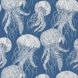 Jelly Fish Bloom Navy T13171 by Thibaut Wallpaper Thibaut Wallpaper Jelly Fish Bloom Navy T13171Wallpaper Summer House Wallpaper U.S.A. </p><p>Repeat: V: 25.25 27 - Fabric Carolina - Jelly Fish Bloom Navy T13171 by Thibaut Wallpaper Thibaut Wallpaper Jelly Fish Bloom Navy T13171Wallpaper Summer House Wallpaper U.S.A. </p><p>Repeat: V: 25.25 27 - Fabric Carolina -