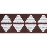 King'S Point Tape Chocolate E12175 by Thibaut Fabric Thibaut Fabric King'S Point Tape Chocolate E12175Fabric Tapes & Trims Volume 2 44% Poly, 32% Linen, 24%Cotton INDIA </p><p>Repeat: V: 2.13 3.25 - Fabric Carolina -