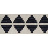 King'S Point Tape Onyx E12176 by Thibaut Fabric Thibaut Fabric King'S Point Tape Onyx E12176Fabric Tapes & Trims Volume 2 44% Poly, 32% Linen, 24%Cotton INDIA </p><p>Repeat: V: 2.13 3.25 - Fabric Carolina -