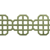 Fret Applique Juniper E12271 by Thibaut Fabric Thibaut Fabric Fret Applique Juniper E12271Fabric Tapes & Trims Volume 3 100% Polyester INDIA </p><p>Repeat: V: 3.25 3.5 - Fabric Carolina -