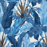 Travelers Palm Navy and White F910126 by Thibaut Fabric Thibaut Fabric Travelers Palm Navy and White F910126Fabric Tropics Fabric Book 60% Linen, 30% Cot, 10% Nylon UNITED KINGDOM </p><p>Repeat: V: 40 54 - Fabric Carolina -