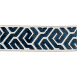 Sutton Tape Marine by Magnolia Designer Fabric - 58% RAYON, 31% POLY, 11% LINEN CHINA Horizontal: and Vertical: 3.5 - Swanky Fabrics - Sutton Tape Marine by Magnolia Designer Fabric - 58% RAYON, 31% POLY, 11% LINEN CHINA Horizontal: and Vertical: 3.5 - Swanky Fabrics -