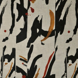 Painterly 203 Paprika by Maxwell Designer Fabric DEFINE 50% COTTON/50% LINEN TURKEY V-35"H-27" 54" - Swanky Fabrics - Painterly 203 Paprika by Maxwell Designer Fabric DEFINE 50% COTTON/50% LINEN TURKEY V-35"H-27" 54" - Swanky Fabrics -