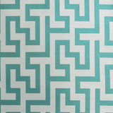 Aussie Sydney Sky by Europatex Designer Fabric Aussie 70& Rayon, 30% Polyester 7.28" H, 3.55" V 57.00 inches - Swanky Fabrics -