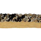 Chariot Black/Gold by Europatex Designer Fabric Carriage House 100% Polyester 1.00 inches - Swanky Fabrics - Chariot Black/Gold by Europatex Designer Fabric Carriage House 100% Polyester 1.00 inches - Swanky Fabrics -