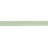 Hellenic Key Jacquard Tape Kiwi by Europatex Designer Fabric Hellenic 76% Fibranne, 24% Rayon 0.56 inches - Swanky Fabrics -