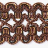 Isere Java by Europatex Designer Fabric Les Marches 50% Polyester, 50% Rayon 1.75 inches - Swanky Fabrics - Isere Java by Europatex Designer Fabric Les Marches 50% Polyester, 50% Rayon 1.75 inches - Swanky Fabrics -
