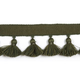 Hellenic Key Tassel Fringe Caper by Europatex Designer Fabric Hellenic 47% Fibranne, 44% Cotton, 9% Polyester 1.75 inches - Swanky Fabrics - Hellenic Key Tassel Fringe Caper by Europatex Designer Fabric Hellenic 47% Fibranne, 44% Cotton, 9% Polyester 1.75 inches - Swanky Fabrics -