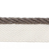 Le Lin Micro Cord Steel by Europatex Designer Fabric Le Lin 63% Linen, 37% Rayon 0.13 inches - Swanky Fabrics -