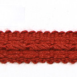 Le Lin Braid Rouge by Europatex Designer Fabric Le Lin 63% Linen, 37% Rayon 0.50 inches - Swanky Fabrics -