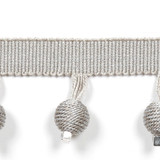 Le Lin Metallic Beaded Fringe Ice by Europatex Designer Fabric Le Lin 53% Fibranne, 28% Rayon, 19% Cotton 1.46 inches - Swanky Fabrics - Le Lin Metallic Beaded Fringe Ice by Europatex Designer Fabric Le Lin 53% Fibranne, 28% Rayon, 19% Cotton 1.46 inches - Swanky Fabrics -