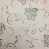 Loneto A Ivory by Europatex Designer Fabric Loneto 60% Polyester, 40% Cotton 17.00" H, 19.00" V 57.00 inches - Swanky Fabrics - Loneto A Ivory by Europatex Designer Fabric Loneto 60% Polyester, 40% Cotton 17.00" H, 19.00" V 57.00 inches - Swanky Fabrics -