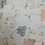 Loneto A Offwhite by Europatex Designer Fabric Loneto 60% Polyester, 40% Cotton 17.00" H, 19.00" V 57.00 inches - Swanky Fabrics - Loneto A Offwhite by Europatex Designer Fabric Loneto 60% Polyester, 40% Cotton 17.00" H, 19.00" V 57.00 inches - Swanky Fabrics -