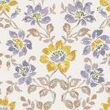MasterPiece A Violet by Europatex Designer Fabric Masterpiece 55% Linen, 45% Viscose Rayon 27" H, 27" V 55.00 inches - Swanky Fabrics -